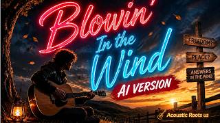 Blowin’ in the Wind (AI Cover) | Bob Dylan Folk Song Remake #BlowinInTheWind #FolkSongUS #folkmusic