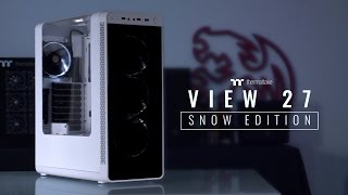 Thermaltake View 27 Snow Edition Gull-Wing Window ATX Chassis