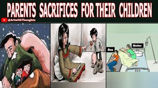 parents sacrifices for their children | Top motivational pictures with deep meaning #viral #parents