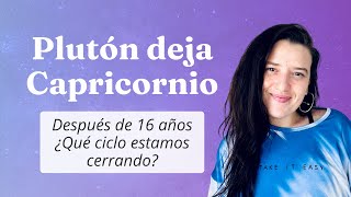 El FINAL de PLUTÓN en CAPRICORNIO: ¿Cómo afecta a CADA SIGNO? 🦅 ♑