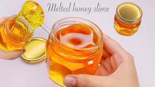 【ASMR】🧸ちょっと溶けたはちみつスライム🍯【音フェチ】Melted honey slime 녹은 허니슬라임