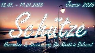 ♐ Schütze/Sagittarius 13.01. - 19.01.2025 : Herrscher \u0026 Herrscherin: Die Macht in Balance!