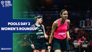 Squash: CIB PSA World Tour Finals 21-22 - Women's Pools Day 2 Roundup