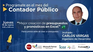 👨‍💻Charla📊Mejor Creación de Presupuestos y Pronósticos en Excel👩‍💼