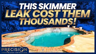 Massive Pool Leak Detected! Skimmer Plumbing Break Costs Thousands!