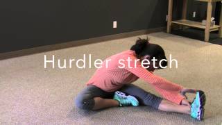 Hurdler stretch
