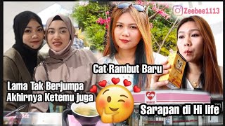 AKHIRNYA NGUMPUL BARENG TEMEN || WARNA RAMBUT BARU