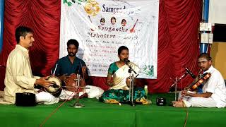 Raiti Lakshmi Sahithi's First  'Two Hours Kacheri' at 'Sampradaya Sangeetha Mahotsav'