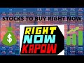 Stocks to buy right now!!!