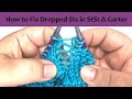 How to Fix Dropped Stitches in Knitting Stockinette and Garter