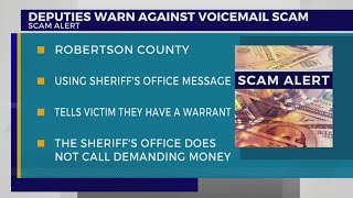 Robertson County Sheriff's Department warns of phone scam