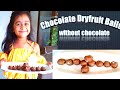 No Bake, Chocolate Balls/ChocoDryruit/Just 3 Ingredients  Choclate Ball Recipe/Jalpa Pandya'skitchen