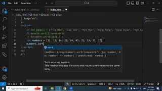13. Array Sorting and Reversing Methods in JavaScript