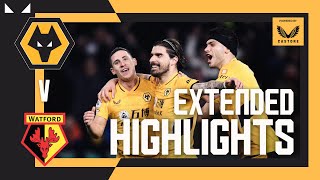 Four-midable! | Wolves 4-0 Watford | Extended highlights