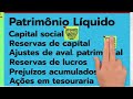 todas as contas balanÇo patrimonial ativo passivo circulante nÃo circulante patrimÔnio lÍquido