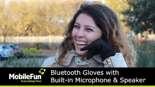 Bluetooth Gloves with Built-in Microphone \u0026 Speaker