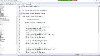 Java programming, first GUI program, display a cartman on a frame