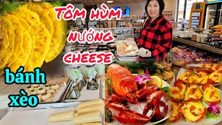 Cách làm món tôm hùm nướng cheese đãi tiệc cưới siêu ngon ở Mỹ, chiên bánh xèo cấp tốc