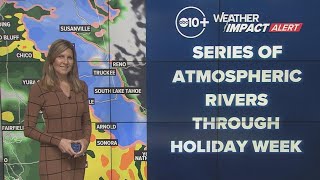 California Weather: Atmospheric rivers hitting through holiday week