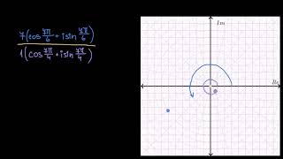 Dělení komplexních čísel: goniometrický a exponenciální tvar | Matematika | Khan Academy