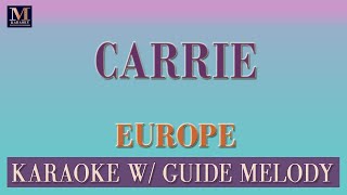 Carrie - Karaoke With Guide Melody (Europe)