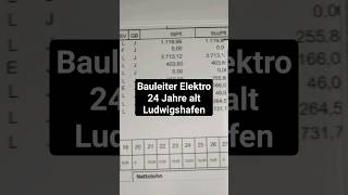 So viel verdient ein Bauleiter Elektrobereich in Ludwigshafen