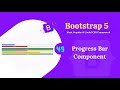 Bootstrap 5 progress bar component.