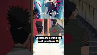 Shikamaru asking the real questions 😂 #shorts #naruto