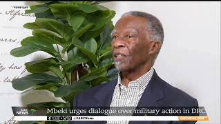 DRC Conflict | Former President Thabo Mbeki urges dialogue over military action in the Congo