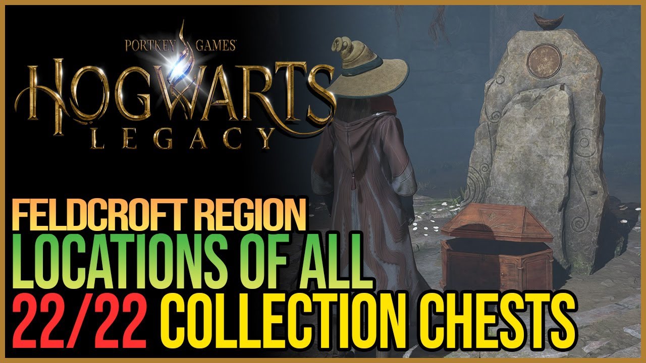 All 22 Feldcroft Collection Chests Hogwarts Legacy - YouTube