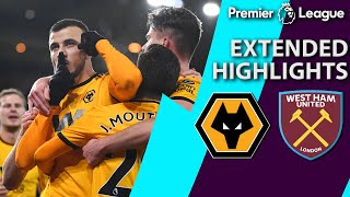 Wolves v. West Ham | PREMIER LEAGUE EXTENDED HIGHLIGHTS | 1/29/19 | NBC Sports