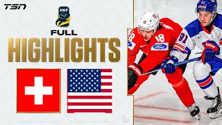 USA vs. Switzerland FULL HIGHLIGHTS -- 2024 World Junior Championship
