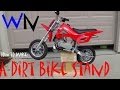 How to Make a Dirt Bike Stand How to Make a Dirt Bike Stand