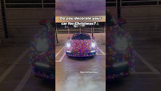 Do you decorate your car for Christmas?🎄.#porsche911 #christmasdecorations #lamborghiniurus