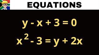 3b) Simultaneous equations gr 11 | Try