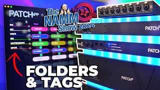 Flock Audio CX and New Patch App DX with Folders and Tags | NAMM SHOW 2024