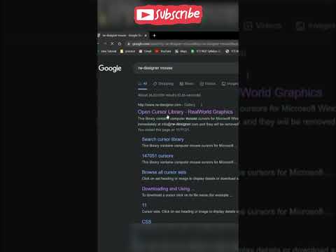 How to change your mouse cursor ️️ #shorts #mouse