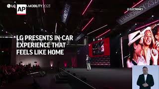 LG presents in-car experience that feels like home