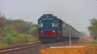 [IRFCA] Fathepur Shekhawati-Sikar Passenger with ABR WDM3A at a scenic location!!