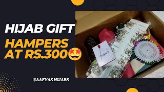 Hijab gift hamper at just Rs.300 🤩🤩. @aafyas_hijabs do shop