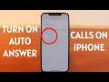How to Turn On/Off Auto Answer Calls on iPhone