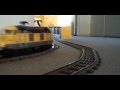 LEGO Trains: Train passing around corner