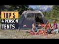 Best 4 Person Tents [2024] - Top 5 Picks