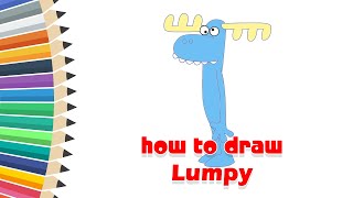 Como Dibujar Y Pintar A Lumpy De Happy Tree Friends How To - como dibujar y pintar a bear alpha de robloxhow to draw and paint bear alpha from roblox