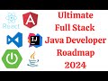 Ultimate Roadmap for Full Stack Java Developer | How to Become a Full Stack Java Developer in 2025