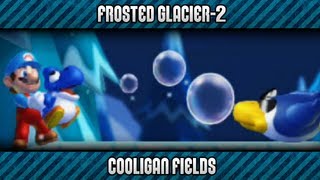 New Super Mario Bros. U 100% - Frosted Glacier-2: Cooligan Fields