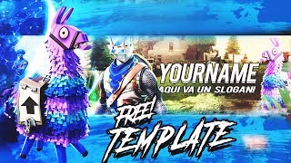 free template de fortnite banner de - y is fortnite free