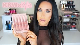 KKW x KYLIE COSMETICS First Impression & Swatches