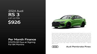 Audi RS 3 08/14/2024 4188035