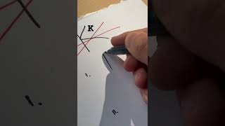 How to sign the letter K?❤️#signature #letters#handwriting